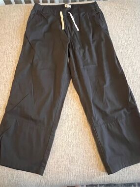 NWOT- Pact Women's Organic Cotton Daily Twill Crop Pant- Storm (Color)